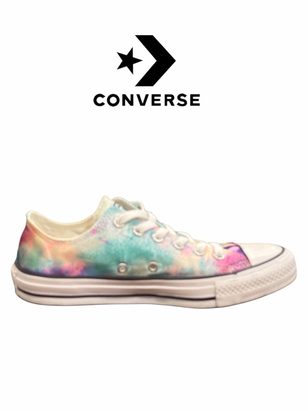 Converse‎ Satin Watercolor Low Top Sneakers - Size 7